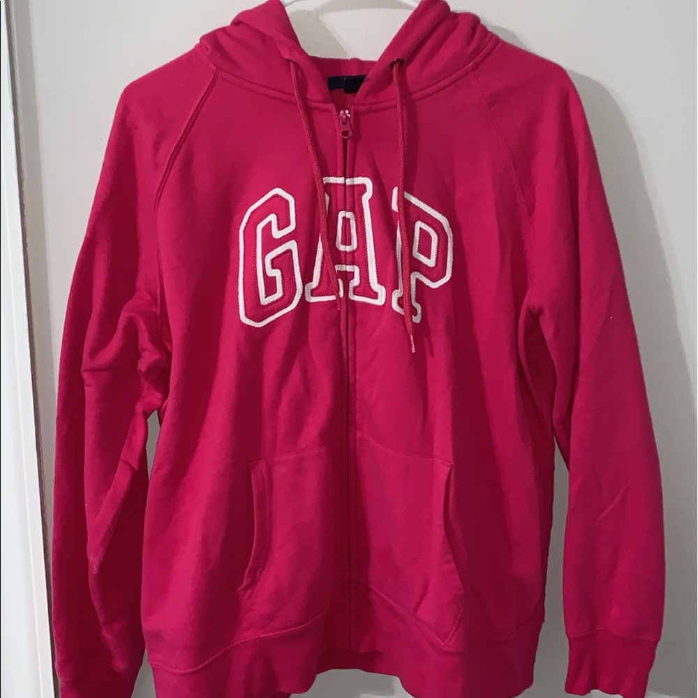 Pink GAP zip up hoodie